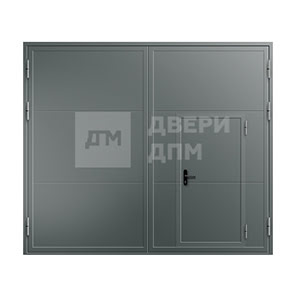 Противопожарные ворота с калиткой ВПМ-80
